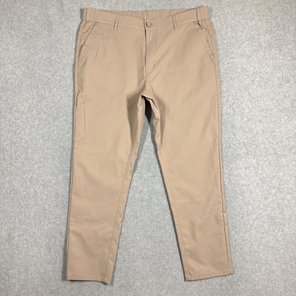 Jack Archer Jetsetter Pants Mens 34x28 Oak Khaki Tan Performance Chino Travel